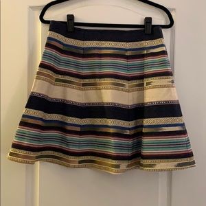 Anthropologie Striped Skirt
